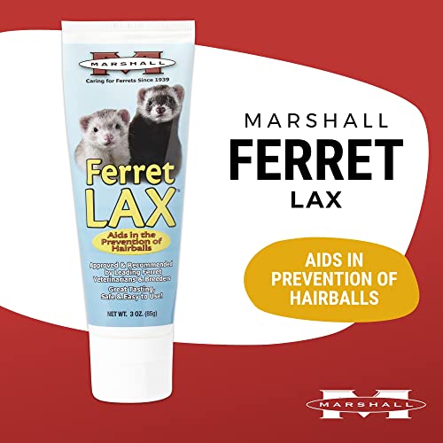 Marshall Ferret Lax Hairball And Obstruction Remedy For Ferrets, 3-Ounce #TOP1