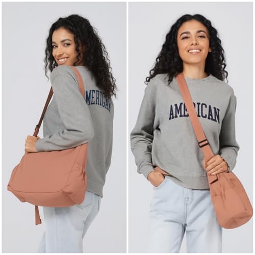 Image of Nylon Hobo Crossbody Bags Lightweight Shoulder Bag Large Casual Travel Handbags with Adjustable Strap