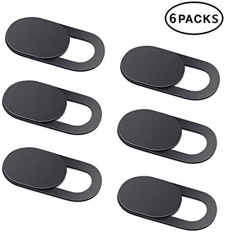 Webcam Cover, YIWEI (6 Pack) 0.03in Ultra Thin Web Camera Cover for Computer/Laptop/Desktop/PC/iMac/MacBook Pro/Mac Mini/Smartphone, Slider Camera Blocker Protect Privacy Sliding Design