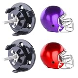 Facile à utiliser : fixez le support de casque de football sur le mur, serrez le casque sur le cintre du casque à travers le trou d'oreille. Manuel d'utilisation et matériel inclus.