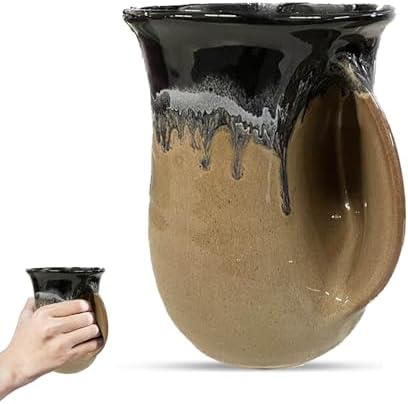 Clay in Motion Hand Warmer Coffee Mug – Handmade Coffee Mug With ...