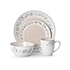 Pfaltzgraff panama 16 piece dinnerware set beige  urban country home decor