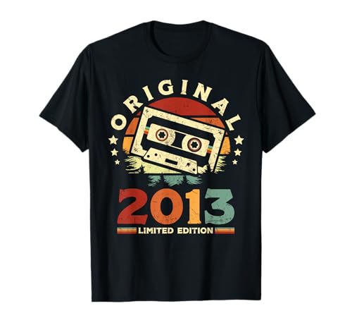 Retro Limited Edition 2013 Cassette Tape 11th Birthday Camiseta