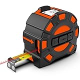 Medidor Láser con Cinta Métrica, CUSBON Medidor de Distancia Láser Recargable USB,Medidor Láser 40M y Cinta Métrica 5M, Buscador de Alcance Digital con Mango Portátil con Pantalla LCD HD más Grande
