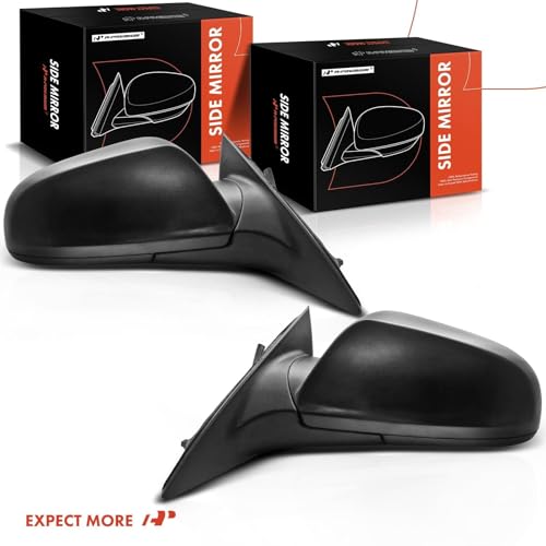 A-Premium Pair (2) Driver and Passenger Side Power Door Mirror - Compatible with Chevrolet Malibu 2008-2012 & Saturn Aura 2007-2009 - Non-Heated Manual Folding Black Outside Rear View Mirror by A-Premium - Used condition - Image 8