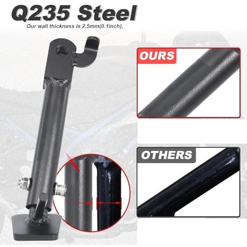 Béquille latérale réglable acier moto SV650 ABS 2017 2024