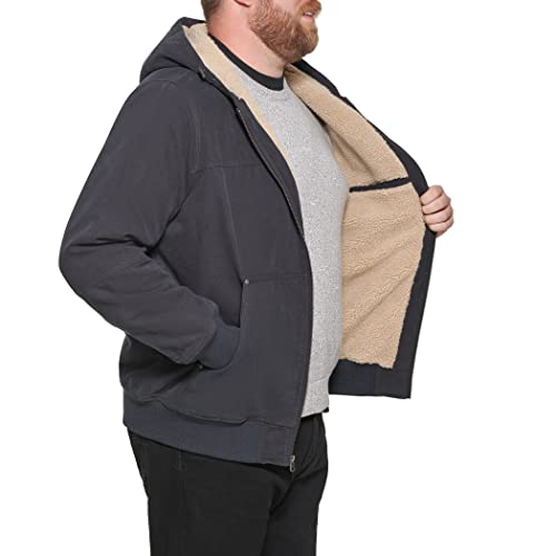 Image of Levi's Men's Workwear Cotton Canvas Hooded Bomber Jacket