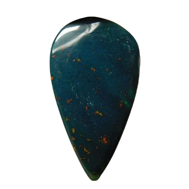 Pierre de sang naturelle cabochon poire pour créer soi-même bague et pendentif