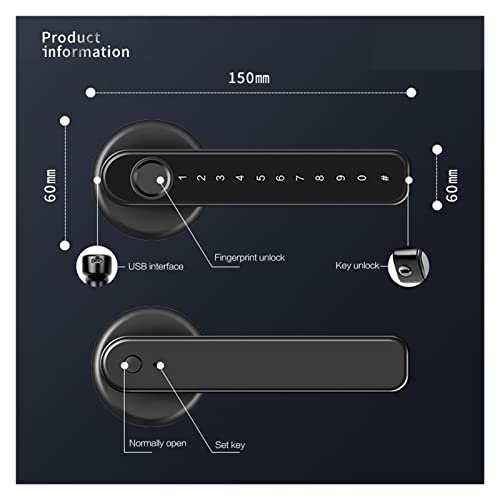 Verrou biométrique Bluetooth pour sécuriser votre bureau à la maison