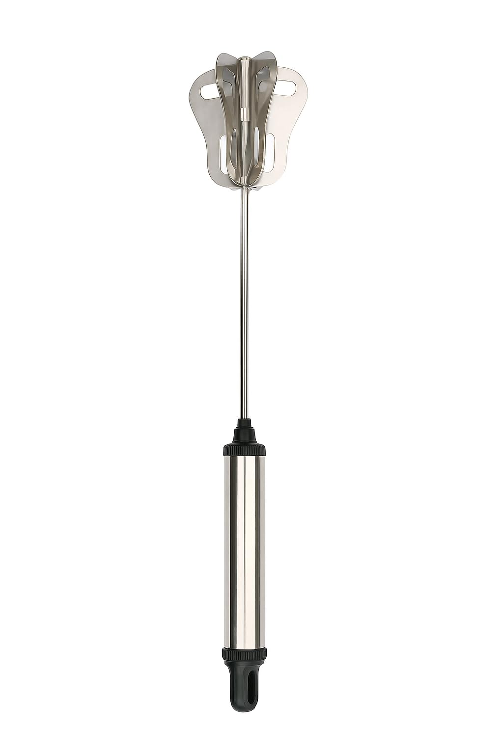 Dynore Stainless Steel Hand Push Whisk Blender for Home Tool for Egg Beater, Milk Frother, Mixer Stirrer - Kitchen Utensil for Blending, Whisking, Beating & Stirring (Mixi), Silver-image-35