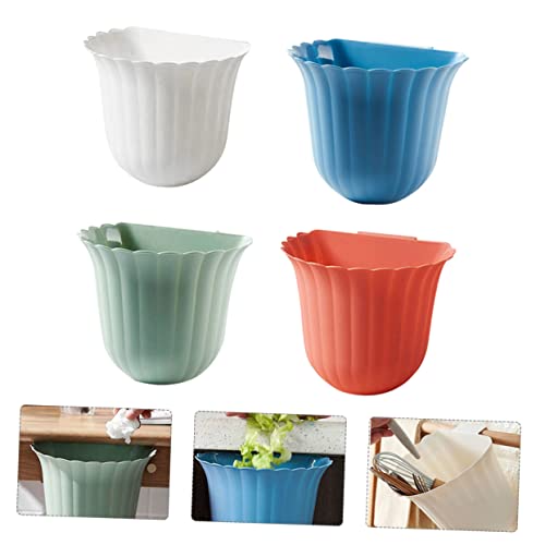 Set de 4 canecas de basura para cocina, montadas en pared miniatura 7