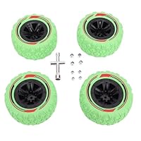 EHJRE RC Autoreifen Set - 4 Stück Für 1/16, 1/12, 1/14 Modellfahrzeuge In Grün