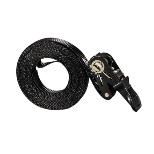 Bothyi Tie Down Strap Wear Resistant Heavy Duty Lashing Transportation Luggage Strap for Trailer Vehicles Kayak Motorcycle Warehouse, Ratchet 3m
