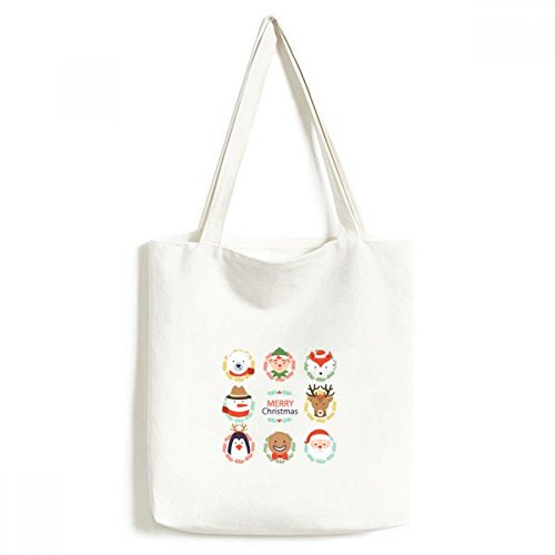 Sac fourre-tout de Noël multicolor pour vos balades et marchés de fête hivernaux