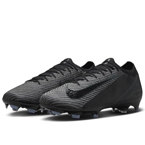 Nike Mercurial Vapor 16 Elite FG Low-Top Soccer Cleats (FQ1457-002, Black/Deep Jungle/Black) Size 8.52