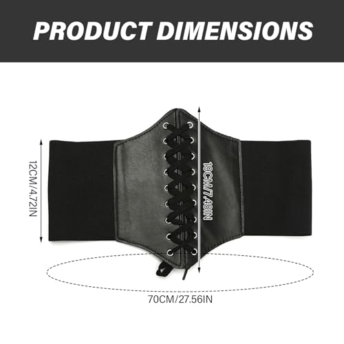 Corset Belt for Women, Corset Belt, Vintage Leather Elastic Renaissance Waist, Halloween Costumes for Cosplay, Daily Wear2