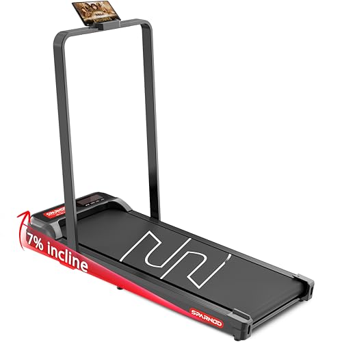 Sparnod Fitness STH-3004N 2 in 1 Walking Pad Treadmill for Home U...