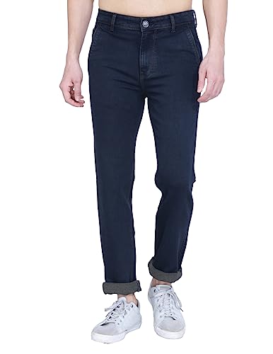Image of Mid Waist Heavy Weight Stretchable Denim Material Front Cross Pocket Comfort Fit Jeans Pant for Men