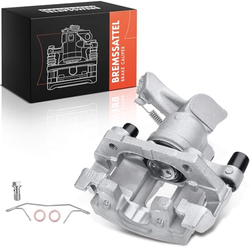Frankberg Brake Caliper Disc Brake Rear Right Cast Aluminium with Bracket (Hole spacing of the bracket 90mm) Compatible with Vectra C Vectra C CC 9-3 9-3 Cabriolet Replace# 93172183
