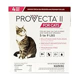 PROVECTA® II for Small Cats (5–9 lbs) Flea and Tick Topical Treatment, 4-Month Supply