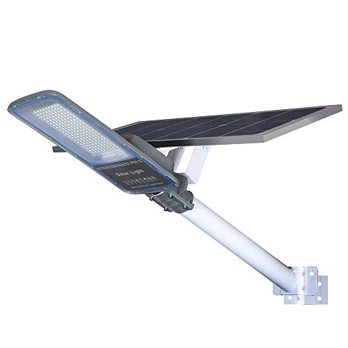 Gebosun 180w Solar Street Lights Outdoor Lamp,180 Led 8400 Lumen with Remote Control Mounting Bracket ,Dusk to Dawn Security Led Flood Light for Basketball Court ,Yard, Garden, Parking lot,Backyard