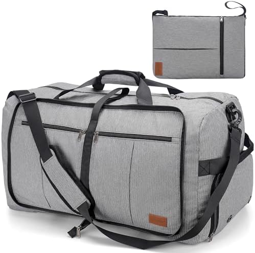 Upeelife 125L Faltbare Reisetasche Groß mit Schuhfach für Herren & Damen | Leicht Wasserdicht Reise Tasche Faltbar, Große Sporttasche Saunatasche Weekender Travel Duffle Bag, XXL,