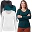 3pk - Black, Green Teal, White
