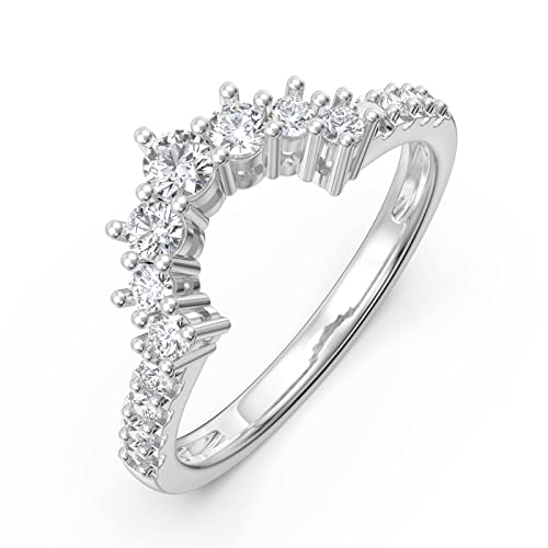 Personalized Initials Silver Wedding Rings For Women One In Two Sets Mossinate Rings Eternity Ring Engagement Rings (Style 1) #TOP3