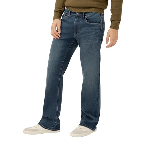 Image of Silver Jeans Co. Men's Zac Relaxed Fit Straight Leg Jean - Legacy