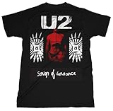 U2 Red Shade Album Songs of Innocence Rock offiziell Männer T-Shirt Herren (X-Large)
