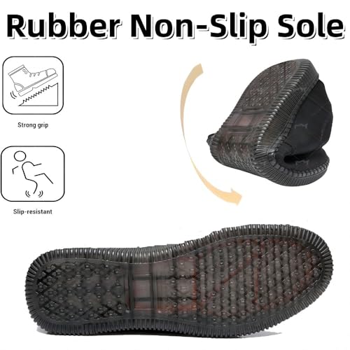 Men's Casual Wide Toe Mesh Loafers Hand-Sewn Lightweight Canvas Breathable Driving Outdoor Fashion Cloth Shoes4