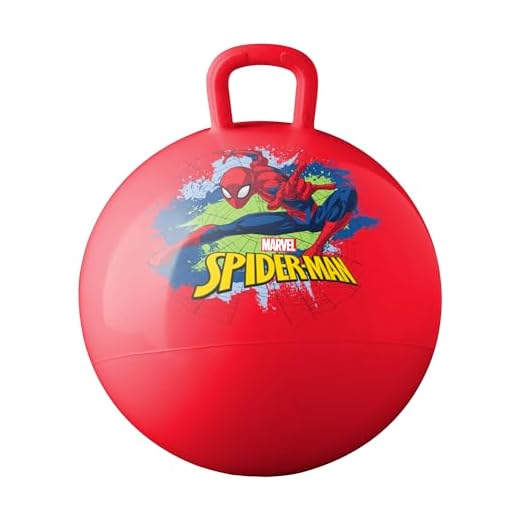 Hedstrom Marvel Spiderman 15 Inch Hopper Ball, Jumping Ball for Kids 55-97064