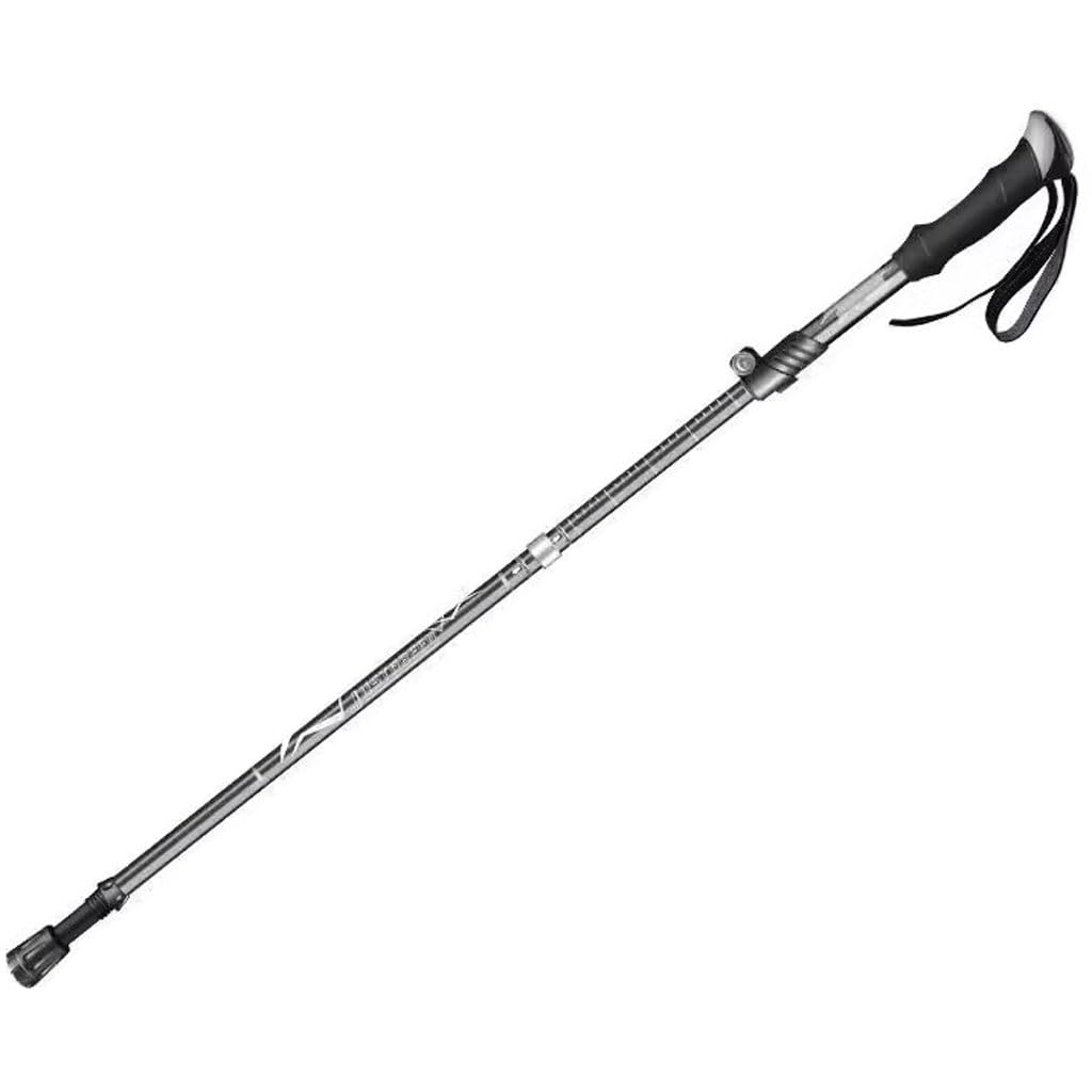 Zusammenklappbarer 5-teiliger Gehstock, Leichtgewichtige, Kompakte Trekkingstöcke, Stoßfeste Aluminiumlegierung, Für Reisen(Black Color,110-130cm)