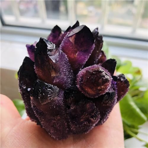 Cuarzo fantasma violeta de 300-400g MDBJTCYZN para coleccionistas 4