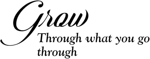 Miniatura 3 de Calcomanías de pared con texto en inglés "Grow Through What You Go Award" (Crecimiento a través de lo que pasas a través de lo que pasas a través de