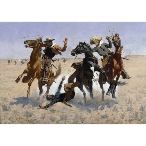 Impression giclée Remington Aiding a Camarade grand format 101x127 cm