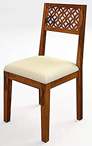 Image of Sheesham Wood 2 Seater Dining Table Set with 2 Chair for Home | Solid Wood Dining Table Sets for Home || Dining Set of Wooden Furniture(Honey Finish)