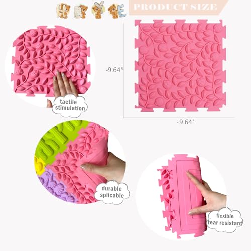 Orthopädische Sensorik Strukturmatten Bodenmatte Spielmatte Puzzlematte für taktile Wahrnehmung