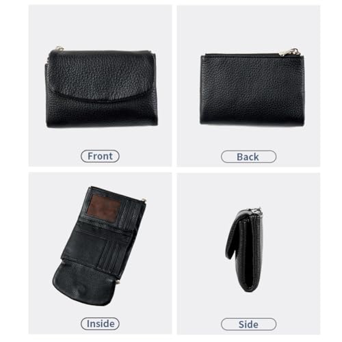 Joyfullygo Wallet, 2025 New Portable Large Capacity Unisex Pebble Genuine Leather Wallet, with Credit Card Holder, Coin Holder & Cash Slots (02) 6