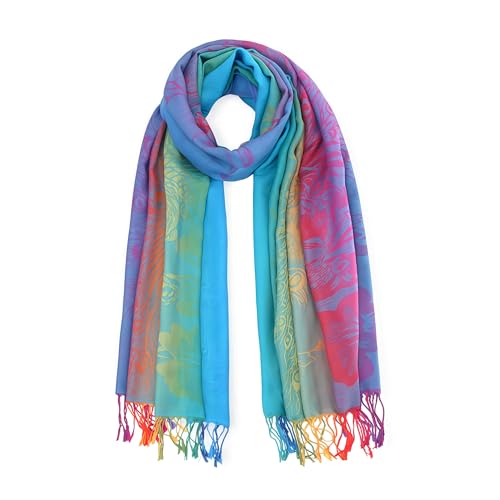 Pashmina Shawls and Wraps for Women, Evening Dress Pashmina Rave Scarf Wedding Bride Bridesmaid Gifts