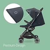 Maxi-Cosi Lara2 Baby Kinderwagen, 0–4 Jahre, 0–22 kg, federleichter, kompakter Buggy, 3 Liegepositionen, flache Liegeposition, klein zusammenklappbar, Schultergurt, Essential Graphite