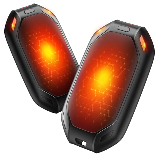 Chauffe-Mains Rechargeable, Joltix 6000mAh Chaufferette pour Main Magnétique 2 en 1, Réutilisable...