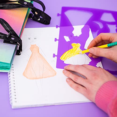 Curious Universe Pop Fashion Tote Bag & Fashion Portfolio with Pencils - Image 7