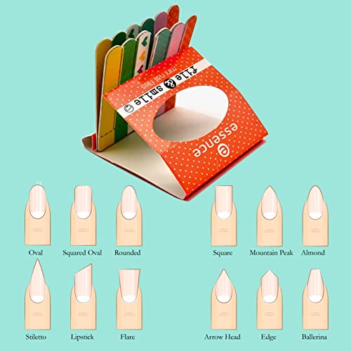 P2P Nails Mini Nail File Set - Professional Manicure Tools Kit - Nail Files For Natural Nails And Artificial Nails - Emery Board Nail File #TOP2