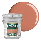 EVOLVE Porch & Floor Paint (Terracotta) 5-Gallon – Durable, Scratch-Resistant, Multi-Surface Interior & Exterior Floor Coating, Low VOC, Fade & Weather Resistant