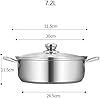 Professional Non-Stick Stainless Steel Saute Pan with Glass Lid, Large Capacity, Induction Compatible, Easy Clean Cookware for Home Chefs #1