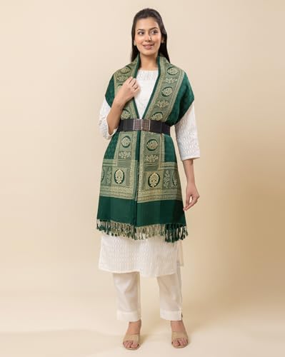 Image of Wrap me Warm Shawl for Women | Soft Viscose Acrylic Poly Wool Shawl - Warm & Lightweight Winter Wrap - Stylish Ethnic Stole for Women - 1010