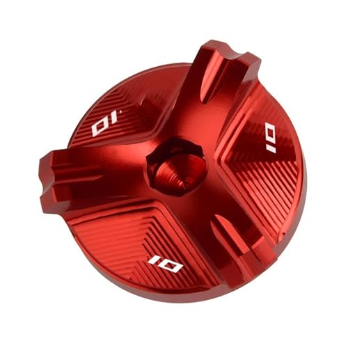 Tapa de depósito de frenos roja para MT10, el toque de aluminio anodizado que tu moto necesita