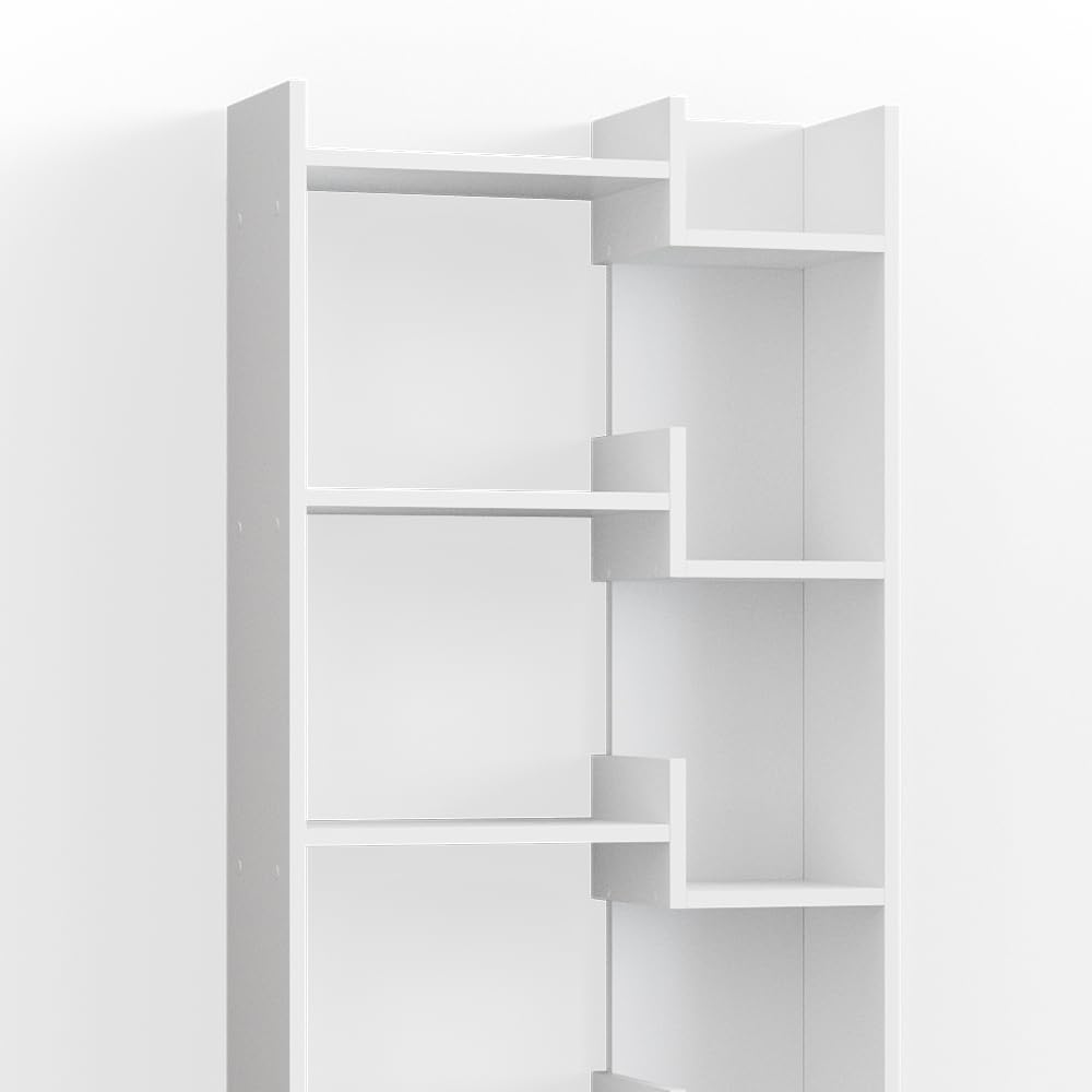Vicco Raumteiler Fico, Weiß, 61 x 160.2 cm, zur Raumtrennung und Aufbewahrung mit offenem Regalaufbau