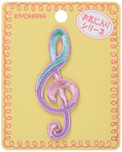 清原 KIYOHARA お気に入りシリーズ ワッペン 音符 1個入り MOW796